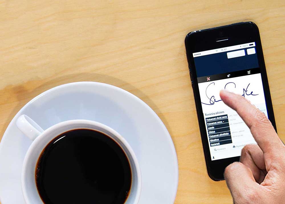 Digital signature Selling a business